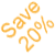 20% off