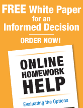 Order a Free Whitepaper on Online Homework Help