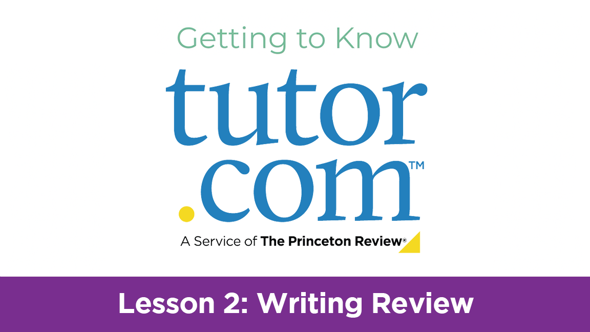 Video cover - Lesson 2: Writing Review