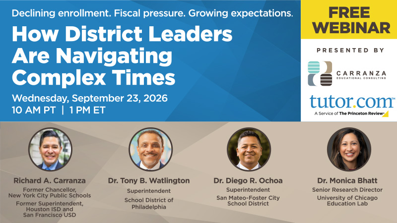 Declining enrollment.<br>Fiscal pressure.<br>Growing expectations.<br>How district leaders are navigating complex times.