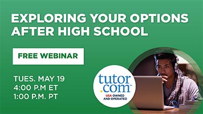 Exploring Your Options After High School webinar