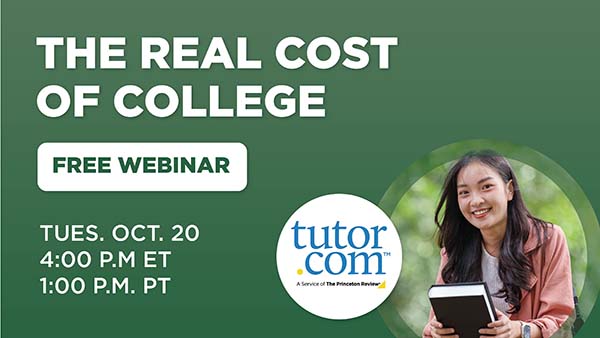 The Real Cost of College webinar