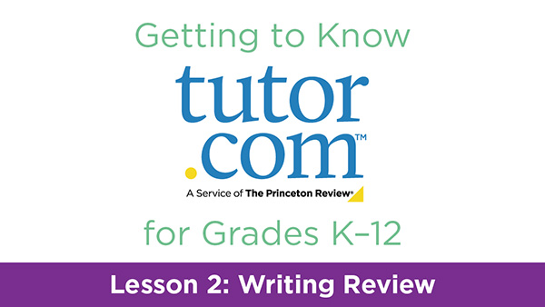 K–12 Lesson 2: Writing Review - cover