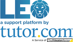 LEO and Tutor.com logo