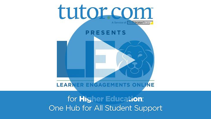 New tutoring LEO platform demo video cover