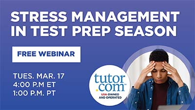 Stress Management in Test Prep Season webinar