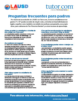 Miniatura para Preguntas frecuentes para padres