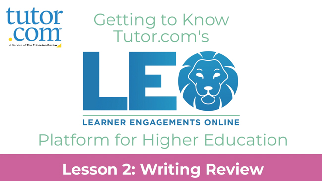 Higher Ed Video: Writing Review