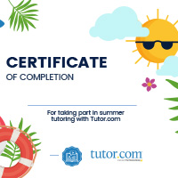 Summer Tutoring Log and Certificate - cover