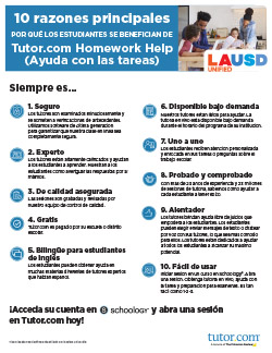 Miniatura para 10 razones principales por qué estudiantes se benefician de Tutor.com