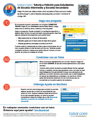 Cómo funciona Tutor.com Para estudiantes de secundaria y preparatoria miniatura