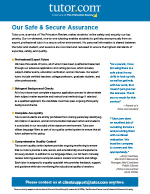 Safe and Secure Assurance cover