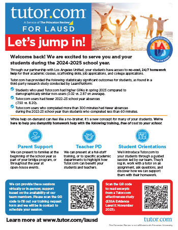 Tutor.com for LAUSD: let’s jump in! Thumbnail