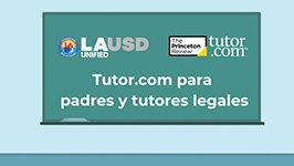 Video cover: Tutor.com for Parents and Guardians (spanish)
