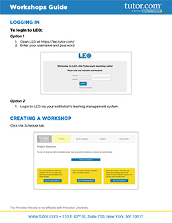 LEO Workshop Leader Guide - cover