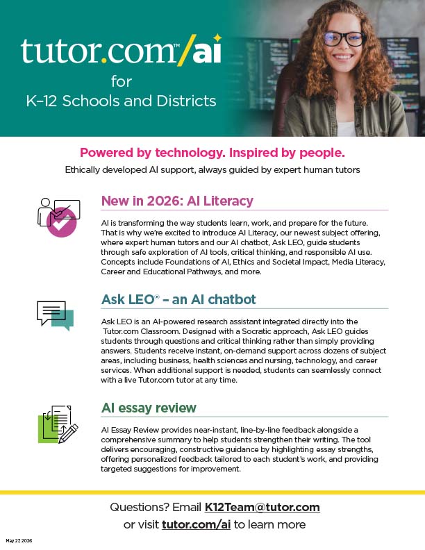 AI for K&ndash;12 Schools and Districts