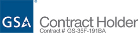 GSA Contract Holder ID number GS-35F-191BA