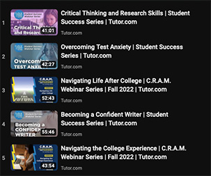 Tutor.com Webinars - cover