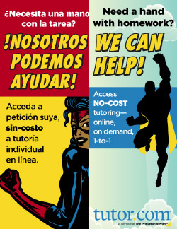Thumbnails of 4 super hero Bookmarks 2 English 2 Spanish