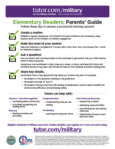 thumbnail of Military Group Tutorials promotional flyer