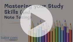 Video thumbnail for Study Skills webinar