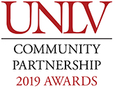 2019 UNLV Community Partnership Award badge
