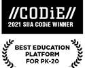 The 2021 SIIA CODiE Winner badge