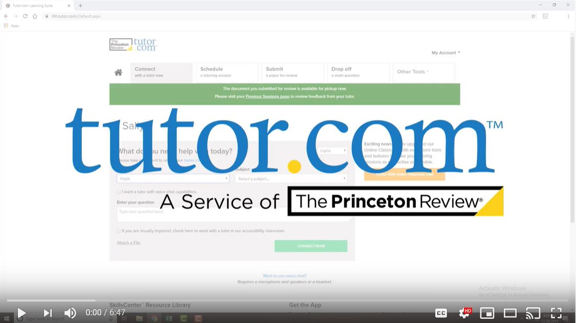 The Tutor.com Online Classroom - cover